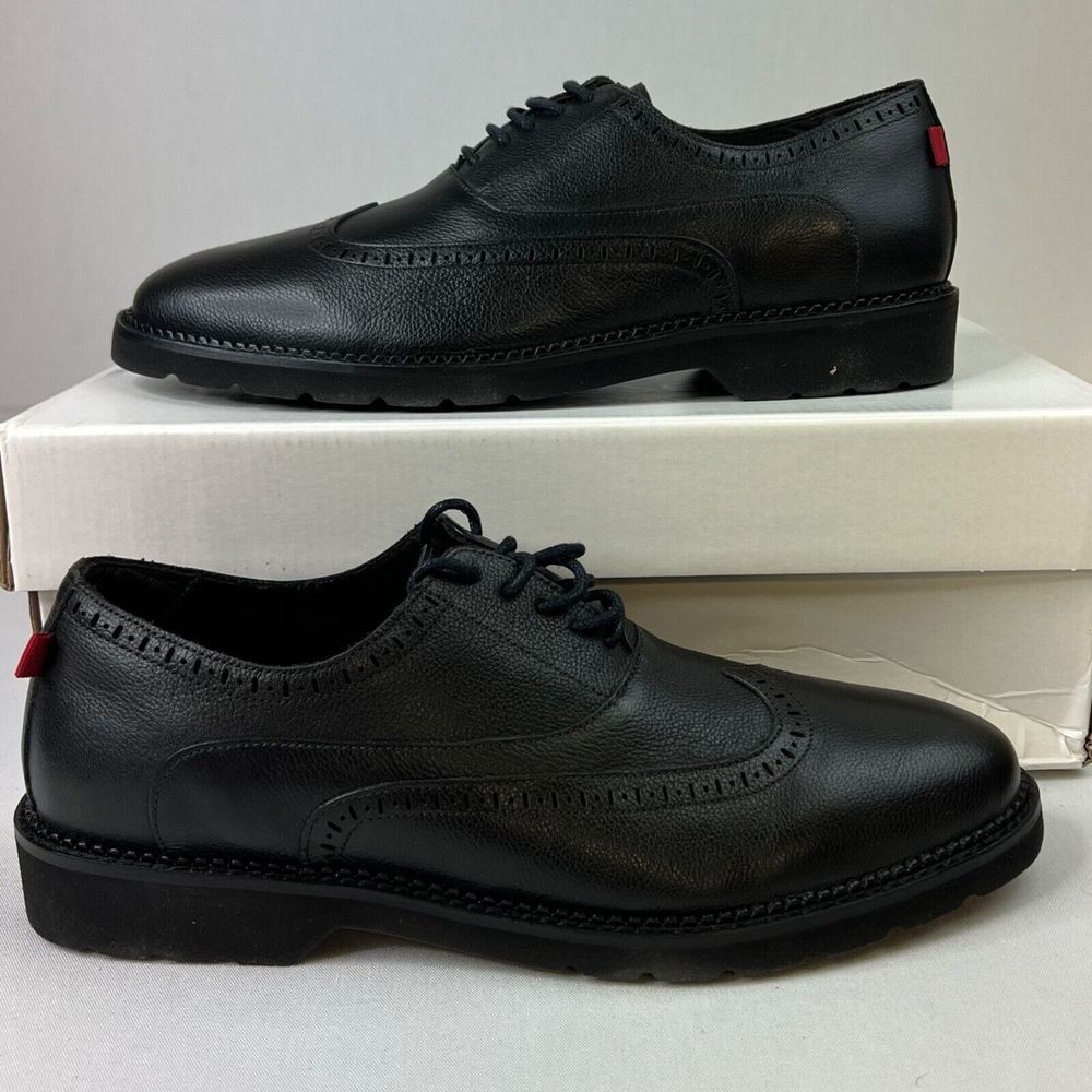 MARC‎ JOSEPH NEW YORK Man's Oxfords Freeman Street Dress Shoes Black Size 8.5